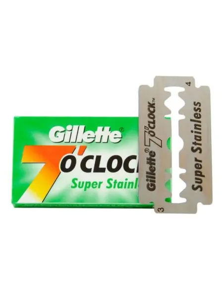 Cuchillas Gillette 7 o'clock "Super Stainless"