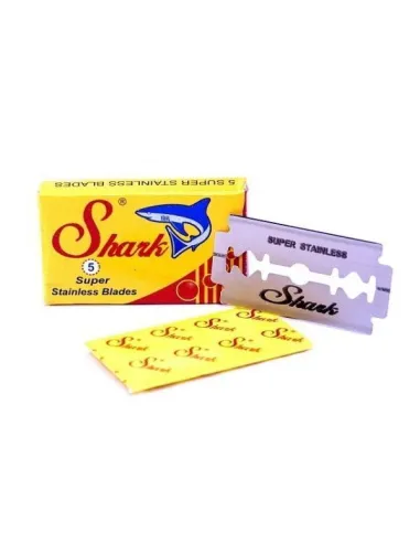 Shark Super Stainless double edge razor blades, 5-pak