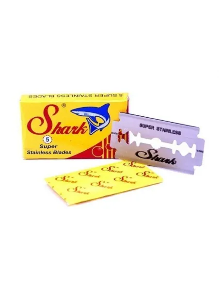 Shark Super Stainless double edge razor blades, 5-pak