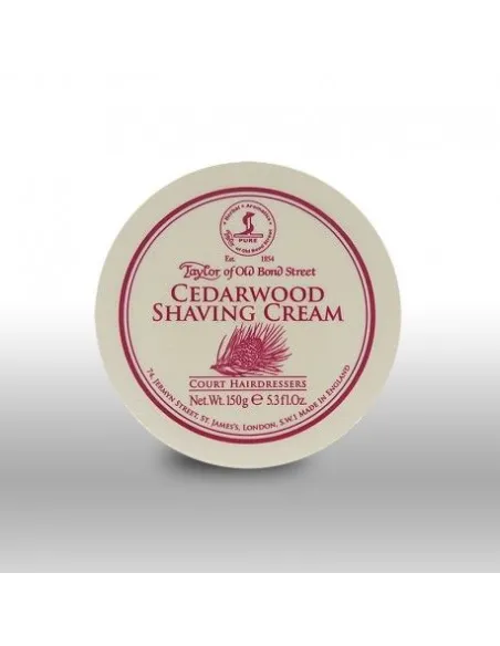 Cedarwood Shaving Cream Bowl 150g