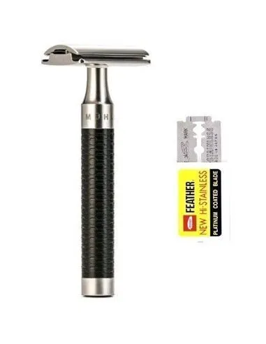 Muhle Rocca R96 Black Stainless Steel Safety Razor