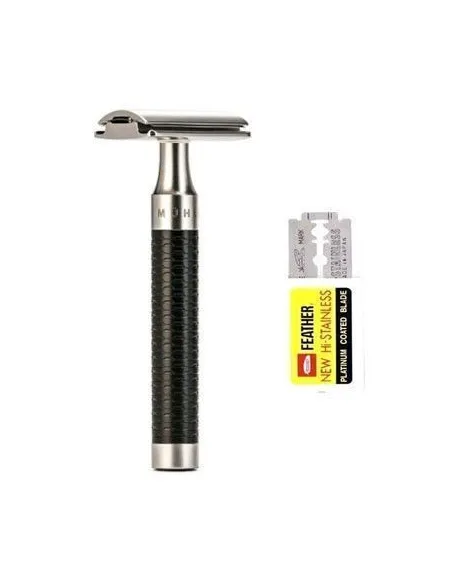 Muhle Rocca R96 Black Stainless Steel Safety Razor