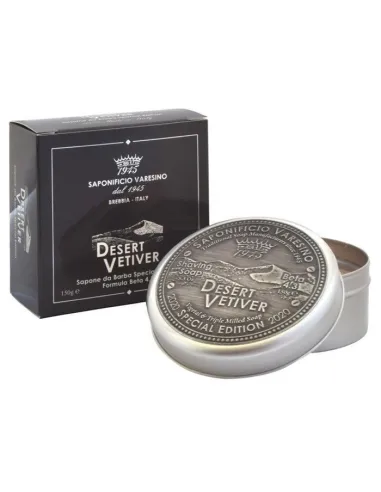 Jabón de Afeitar Saponificio Varesino “Desert Vetiver”, 150gr.