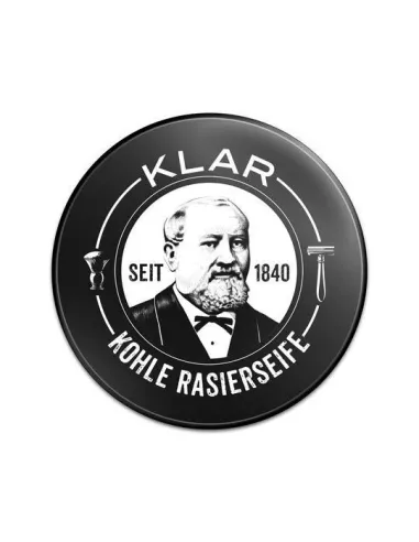 Klar "Aktivkohle" Shaving Soap (activated charcoal), 110 gr