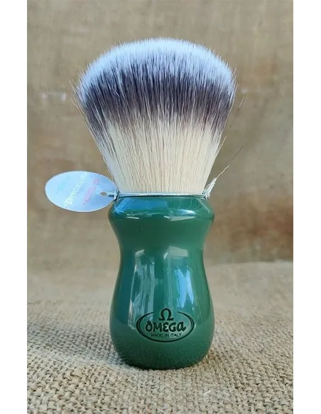 Omega 46900 Shaving Brush, Synthetic Fibre Hi-Brush