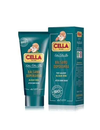 Bálsamo para después del afeitado, Cella Milano Aloe Vera, 100ml.