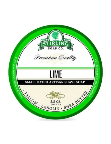 Jabón de Afeitar Stirling "Lime", 170 ml.