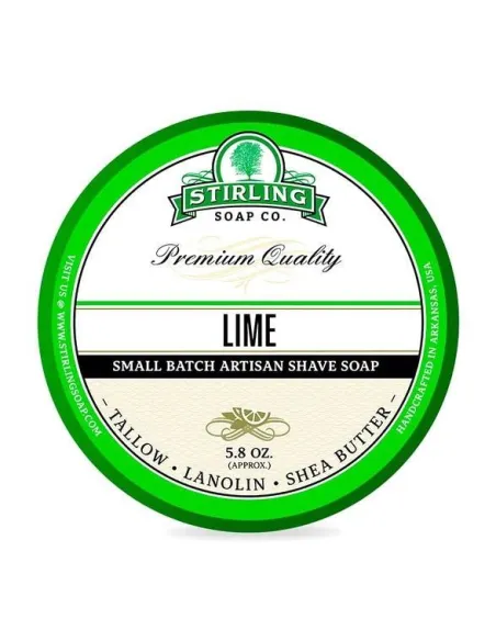 Jabón de Afeitar Stirling "Lime", 170 ml.