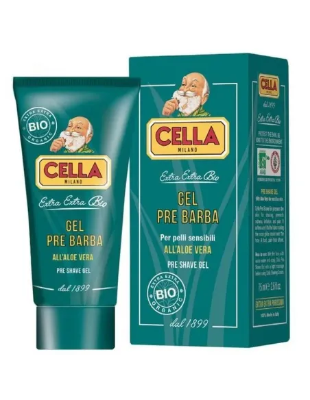 Gel Pre Afeitado Cella Milano Orgánico, 75ml