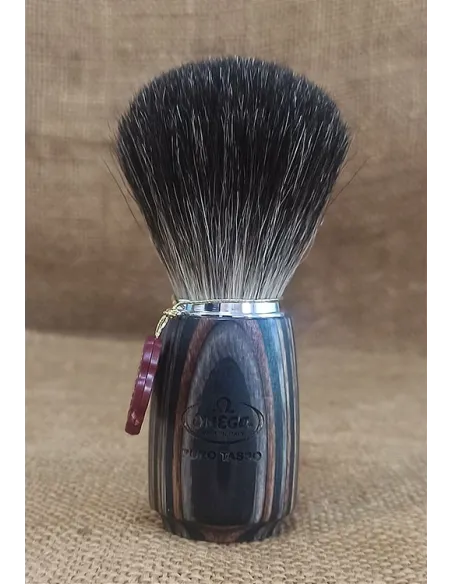 Shaving Brush Omega 6126, Pure Badger, wooden handle