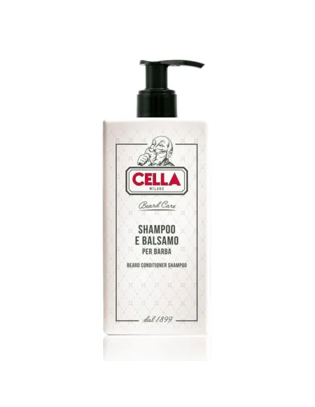 Champú y Acondicionador para Barba Cella Milano, 200 ml.