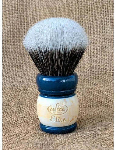 MB1921 Omega Elite Synthetic Fiber Shaving Brush – Vintage Edition