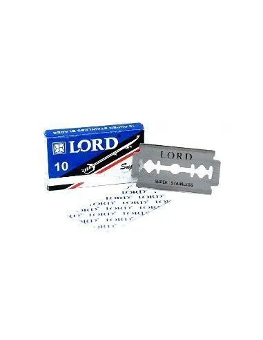 Cuchillas Doble Hoja Lord Super Stainless, 10 cuchillas