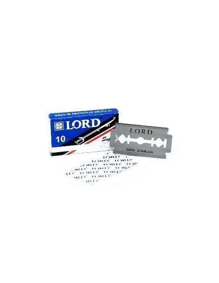 Cuchillas Doble Hoja Lord Super Stainless, 10 cuchillas